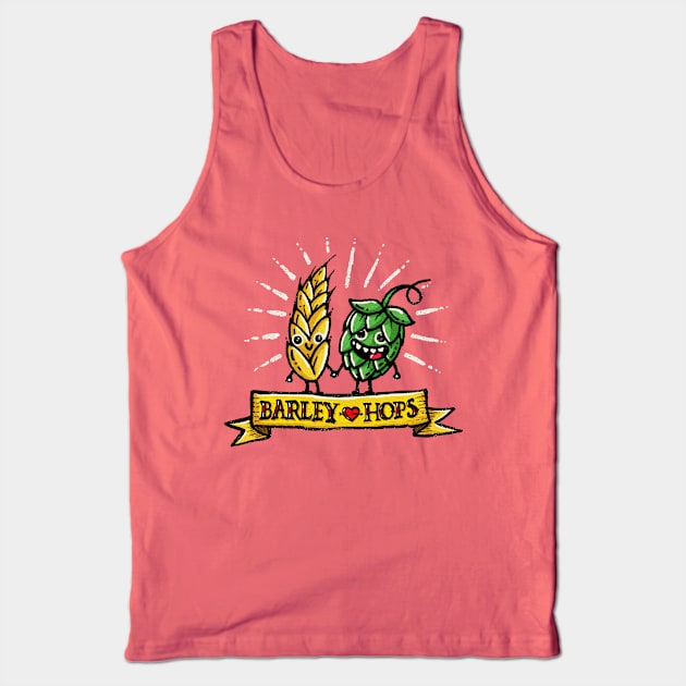 BARLEY LOVE HOPES Tank Top by Walmazan